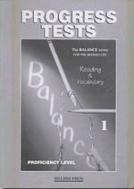 BALANCE 1 PROGRESS TESTS 1 READING VOCABULARY PROFICIENCY LEVEL