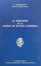 Le probleme de la notion de fiction juridique