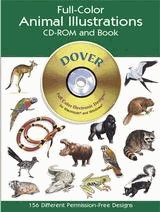 Full-Color Animal Illustrations CD-ROM and Book