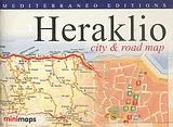 Heraklio. City and road map