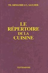 LE REPERTOIRE DE LA CUISINE