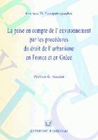 La prise en compte de l'environnement par les procedures du droit de l'urbanisme